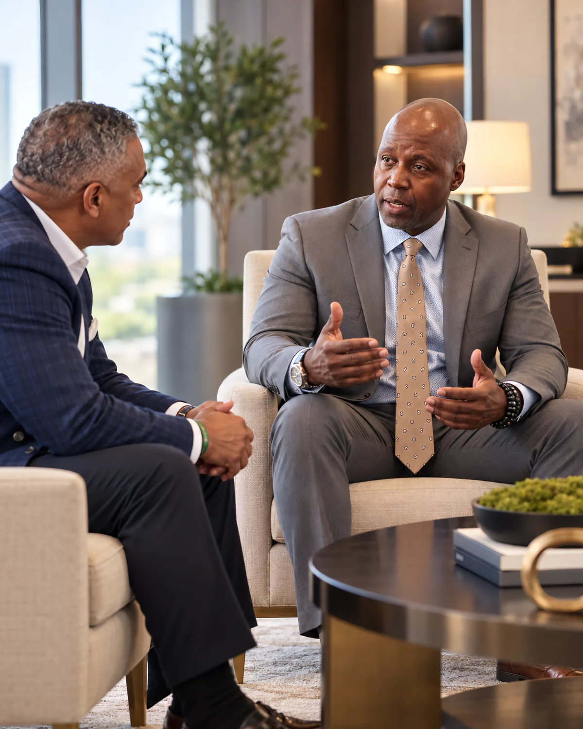 Dr. Kevin A. Smith in a C-suite advisory conversation